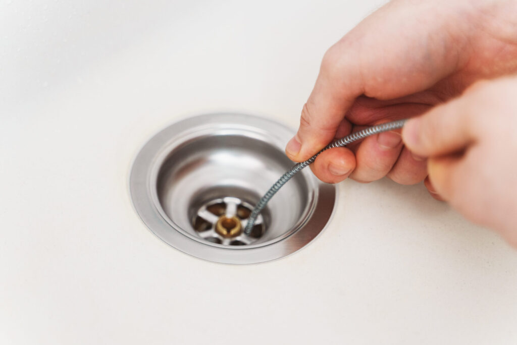 clogged drain cleaning